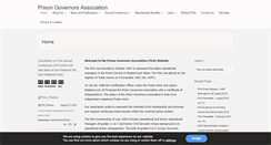 Desktop Screenshot of prison-governors-association.org.uk