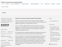 Tablet Screenshot of prison-governors-association.org.uk